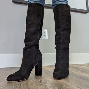 Sam Edelman Caprice women's 8.5  knee high suede boots